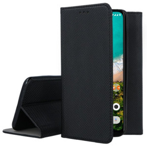 Кожен калъф тефтер и стойка Magnetic FLEXI Book Style за Xiaomi Mi Note 10 / Xiaomi Mi Note 10 Pro черен